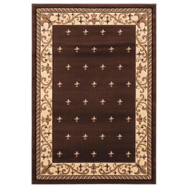 Manmade Bristol Wington Brown Rectangle Area Rug - 7 ft. 10 in. x 10 ft. 6 in. MA3642529 - main